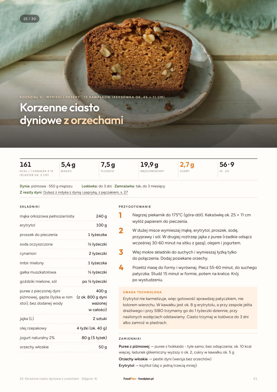 Strona 41 ebooka: Korzenne ciasto dyniowe
