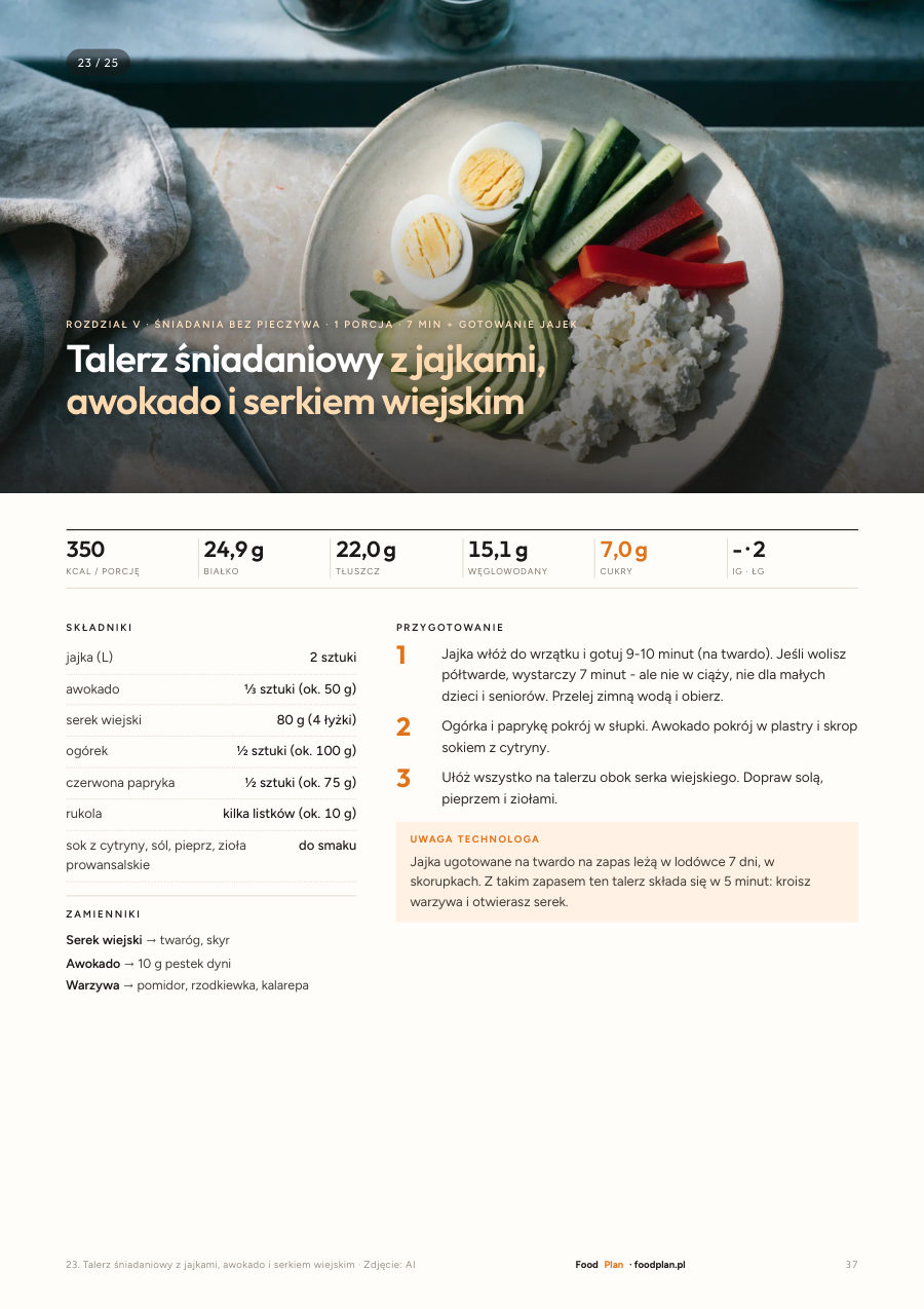 Strona 37 ebooka: Talerz śniadaniowy