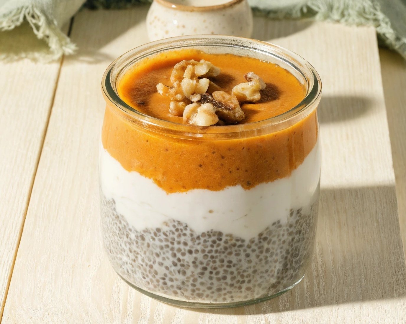 Pudding chia z dynią i jogurtem