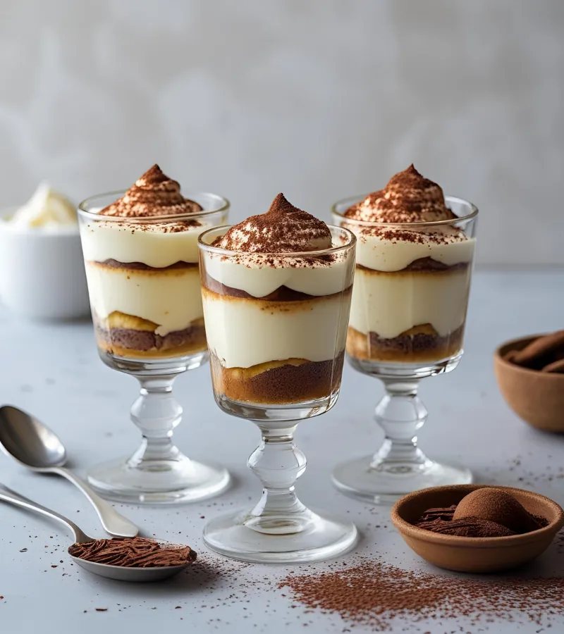 Fit tiramisu z kawą zbożową