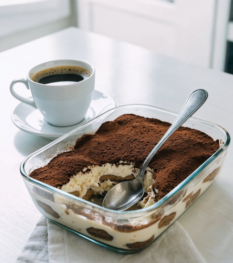 Fit tiramisu z kawą zbożową