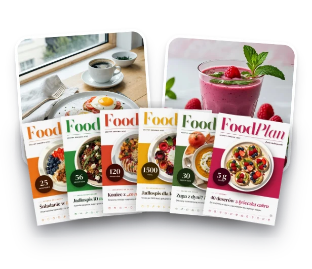 Sześć ebooków Food Plan